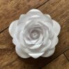 Papierrose weiss