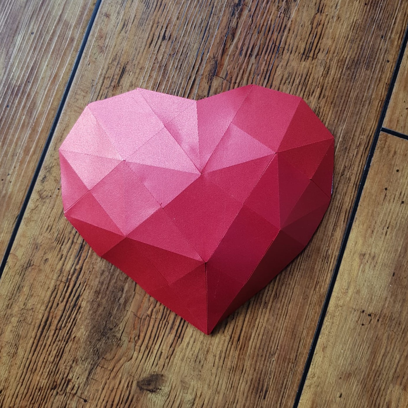 3D Herz rot